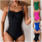 🔥LIMITED TIME 60% OFF!🩱Ruched One-Piece Swimsuit – Tummy Control & Twisted Front Design
