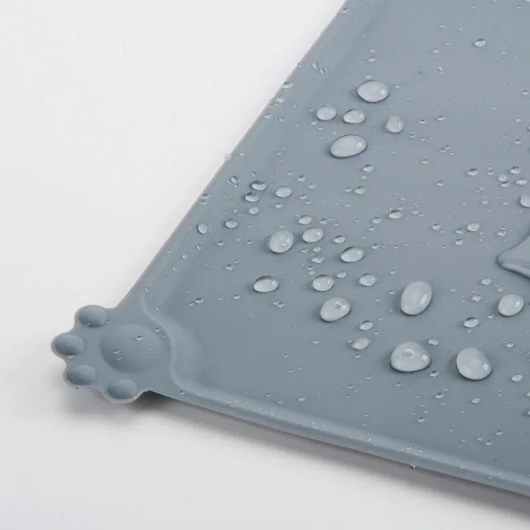 Waterproof & Easy-Clean Pet Food Mat