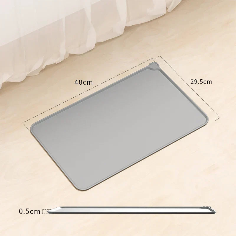 Waterproof & Easy-Clean Pet Food Mat