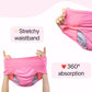 High-Waist Cotton Leak-Proof Panties – All-Day Dry & Odor-Free