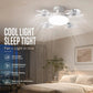 Foldable LED Ceiling Fan Light – Remote & Smart Controls