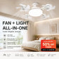 Foldable LED Ceiling Fan Light – Remote & Smart Controls