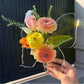 Display Flowers Artfully Instantly! Transparent Butterfly Vase