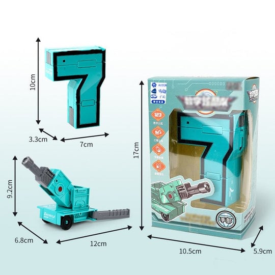 🔥2023 Hot Sale🔥Toy Deformation Number Transform Robot