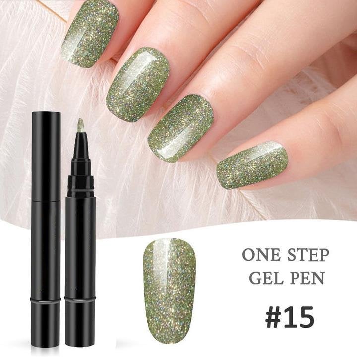 3-in-1 Gel Nail Pen – One Step, No Base or Top Coat Needed