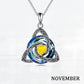 Wear Sacred Love Instantly! No-Tarnish Celtic Birthstone Necklace