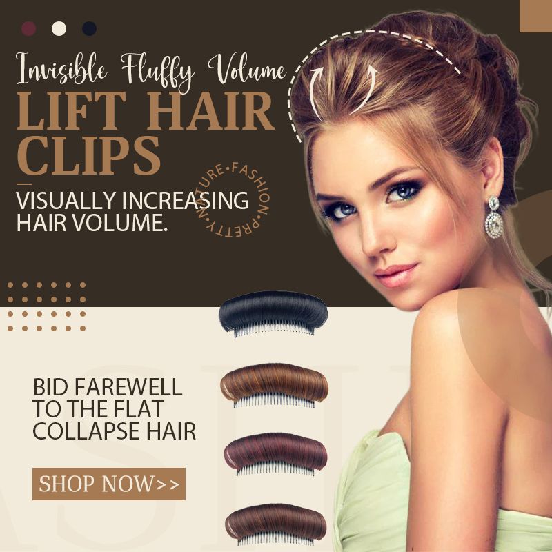 Lift Flat Hair Instantly! Invisible No-Slip Volume Clips