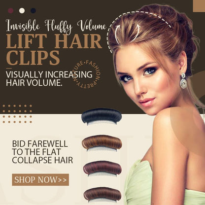 Lift Flat Hair Instantly! Invisible No-Slip Volume Clips