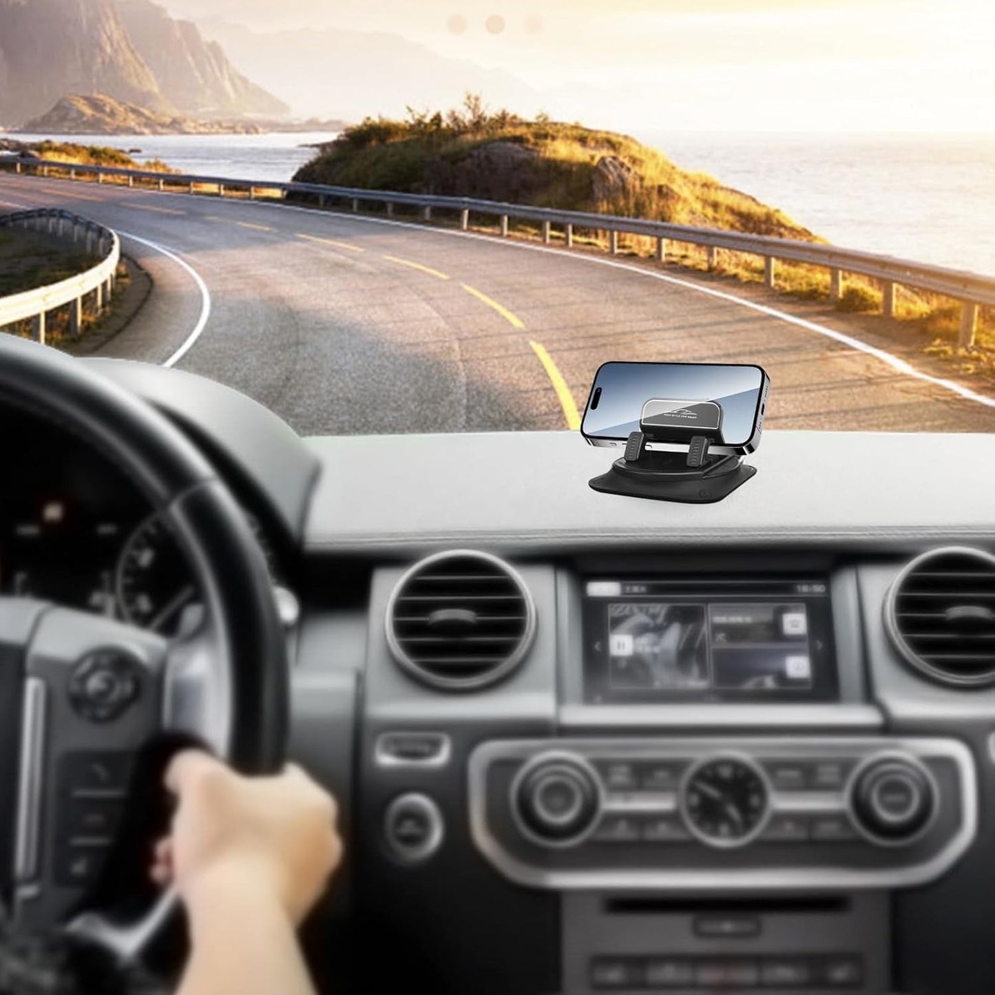 ⏳Limited-time 49% off & Super Fast Delivery⚡Dashboard Phone Mount – 360° Rotation & Secure Adhesive Grip