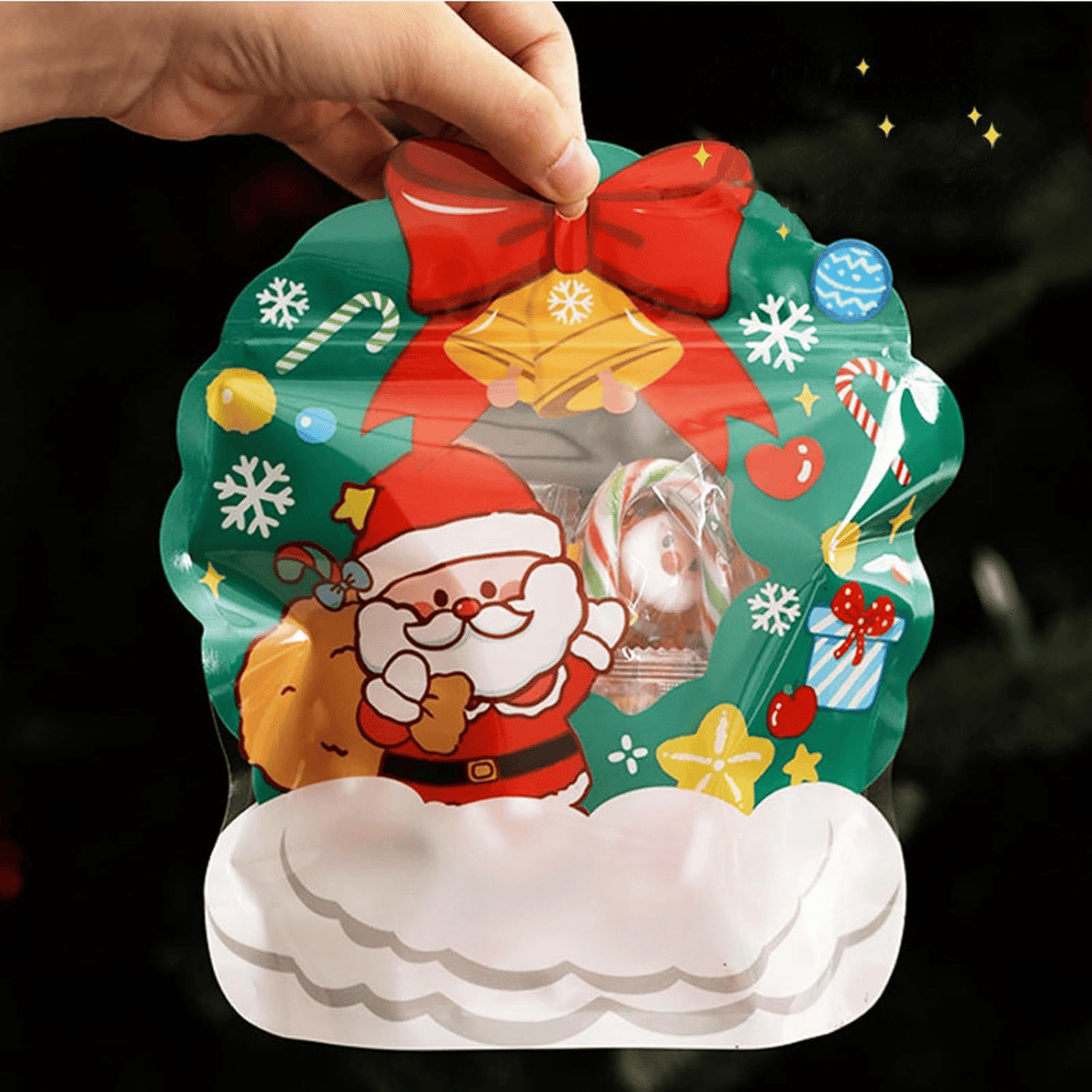 Keep Holiday Treats Fresh Instantly! Sealable Christmas Treat Bags