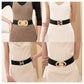 Women's Vintage Gold Buckle Belt
