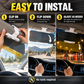 Reduce Glare Instantly! 2-in-1 Day & Night Clip-On Car Visor