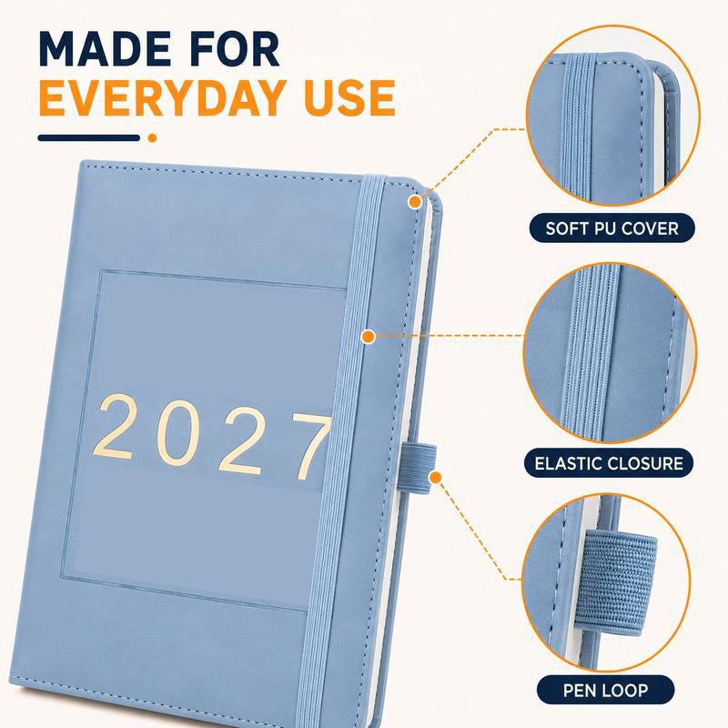 Plan Every Day Instantly! No-Clutter A5 Daily 2027 Planner