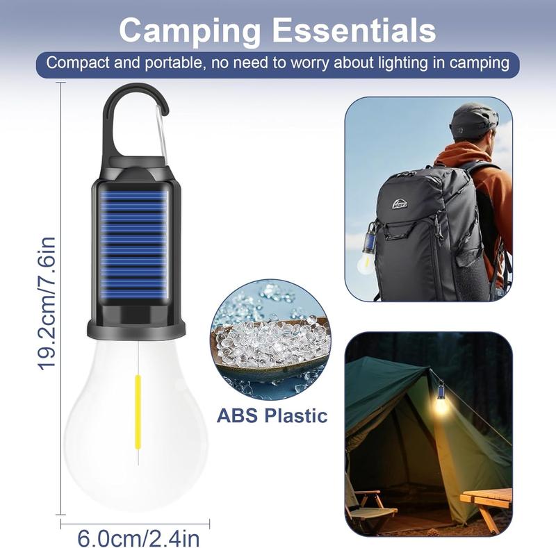 Light Up Camping Instantly! USB-C Rechargeable Vintage Hanging Lantern