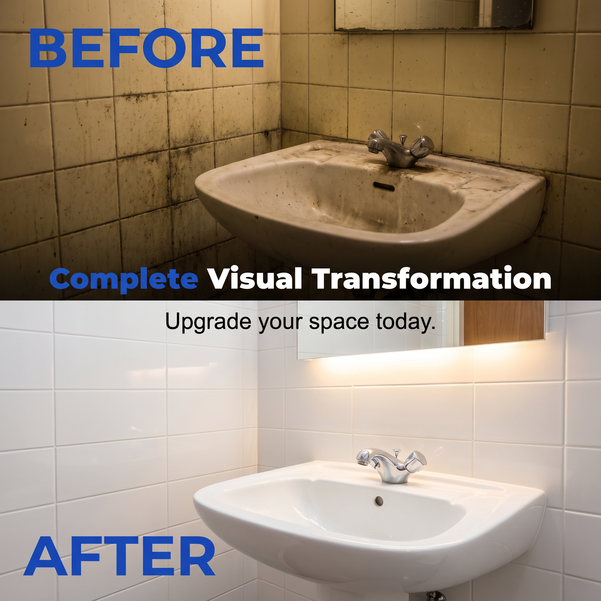 Refresh Any Tile Instantly! No-Mess Spray-On Color Coat