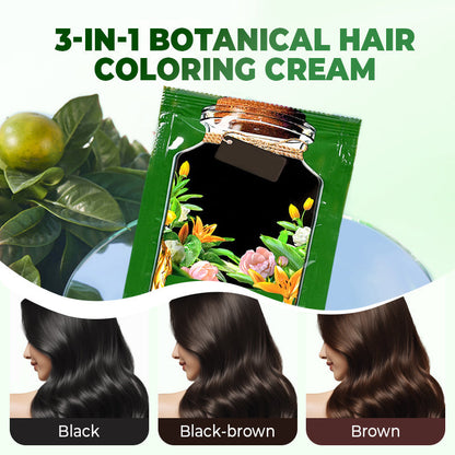 🔥Flash Sale💖 3-In-1 Botanical Hair Coloring Cream