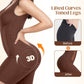 Thoughtful Rear-Removal Design✅Tummy Tuck & Hip Lift Traceless One-piece Shapewear