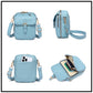 Vintage Crossbody Leather Bag – Adjustable & Spacious Design
