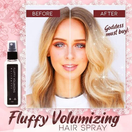 Fluffy Volumizing Hair Spray – Long-Lasting Hold, Root Lift & Natural Volume for Men & Women