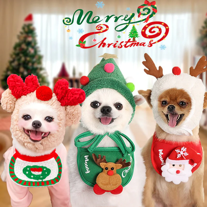 🎄Adorable Christmas Tree Pom-Pom Hat🎅