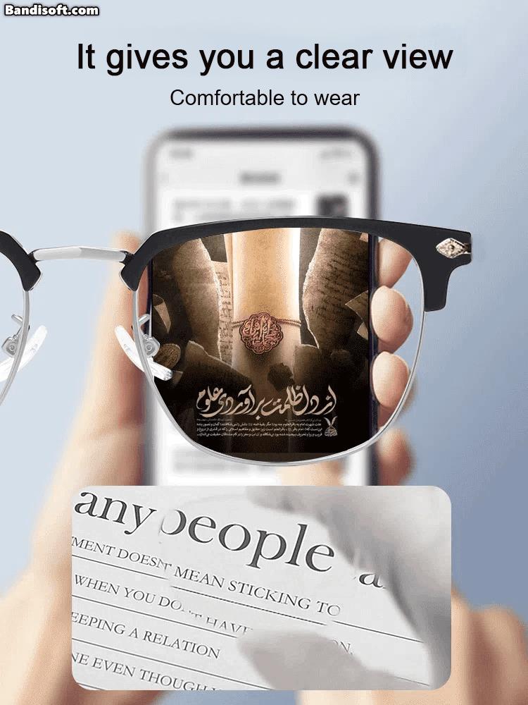 Titanium Blue Light Reading Glasses – Ultra-Light & Crystal-Clear