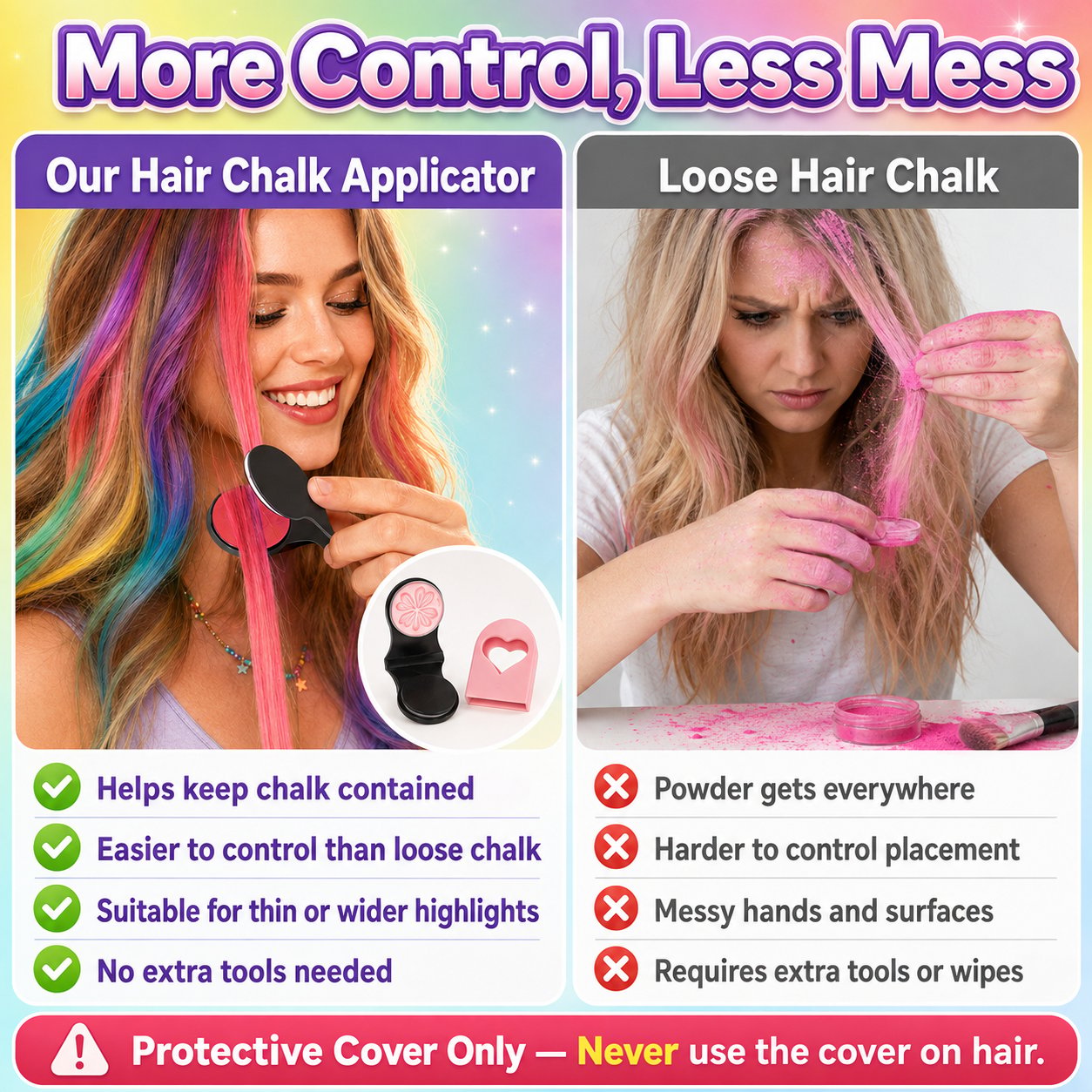 Hair Chalk – 12 Shades, Zero Commitment