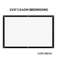 High Definition Projection Screen - 150-inch Diagonal with Matte White Surface for Crystal Clear Home Cinema Experience 🎬🌟