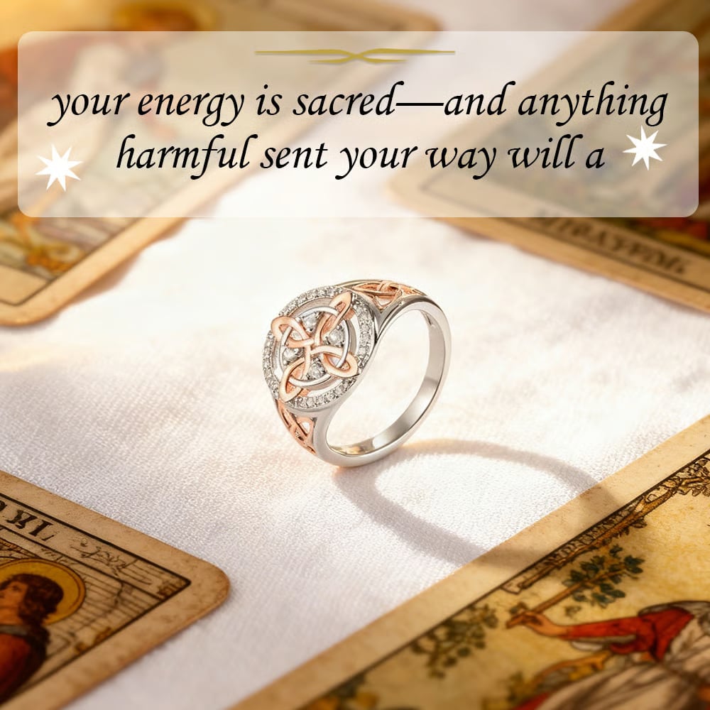 ✨New Arrival 50% OFF💍Handmade Witch's Return-Knot Protection Ring💞Protect Your Loved Ones