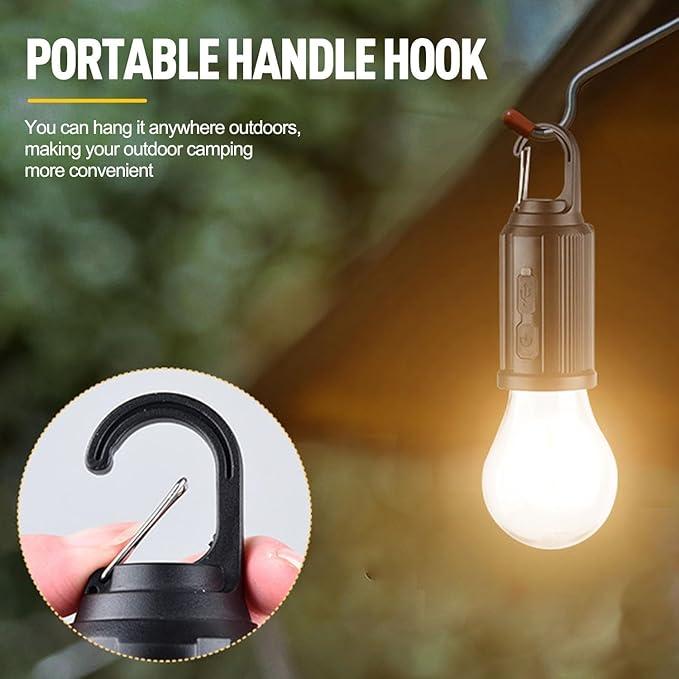 Light Up Camping Instantly! USB-C Rechargeable Vintage Hanging Lantern