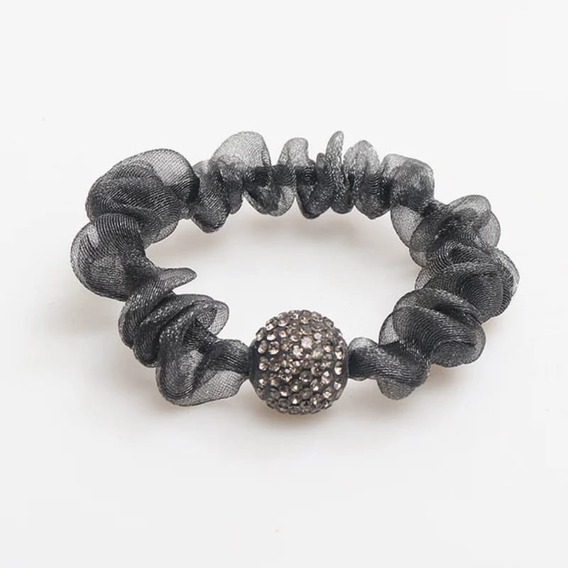💝Hot Sale 50% OFF💝Elegant Rhinestone Mesh Hair Ties💎🎀