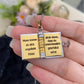 Keep Loved Ones Close Instantly! Engraved Heart Book Locket Necklace