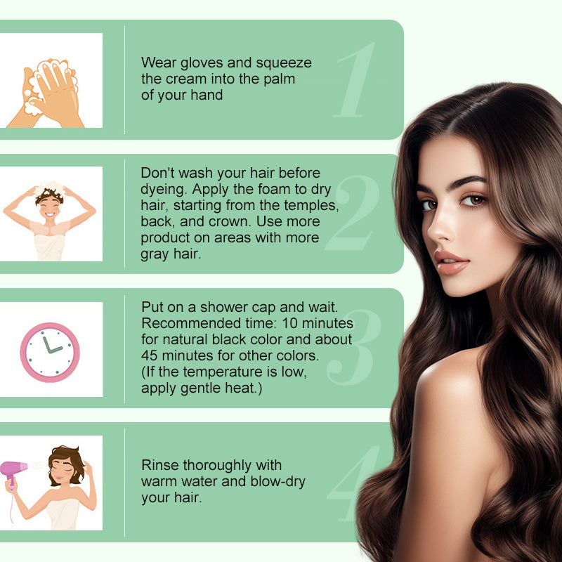 🔥Flash Sale💖 3-In-1 Botanical Hair Coloring Cream