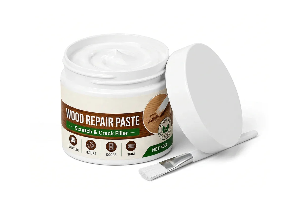 🥳2026 HOT SALE🛡️🪑 Furniture & Floor Repair Paste – Works on tables, cabinets & wooden floors. Covers scuffs & peeling. No more ugly scratches! 🏠✅