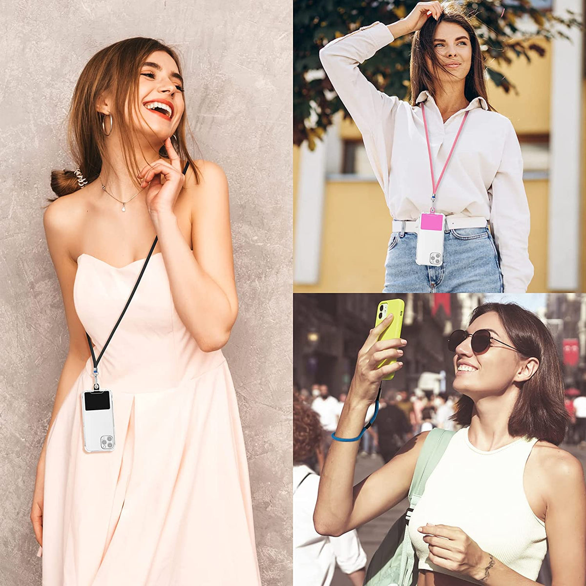 Free Your Hands Instantly! No-Drop Crossbody Phone Lanyard
