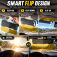 Reduce Glare Instantly! 2-in-1 Day & Night Clip-On Car Visor