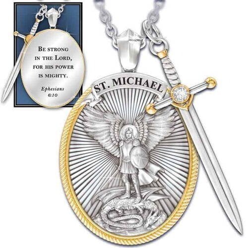 🎁St. Michael Archangel Pendant (Necklace)