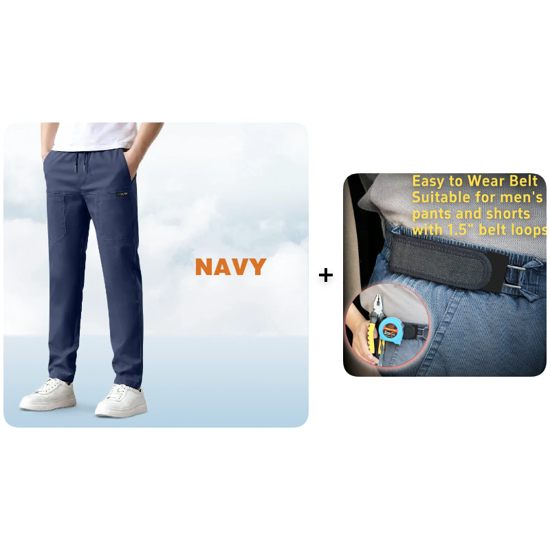 Stretch Fabric, Multi-Pocket & Water-Repellent & Breathable