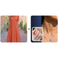 V-Neck Short Sleeve Dress – Flowy Fit, Timeless Charm