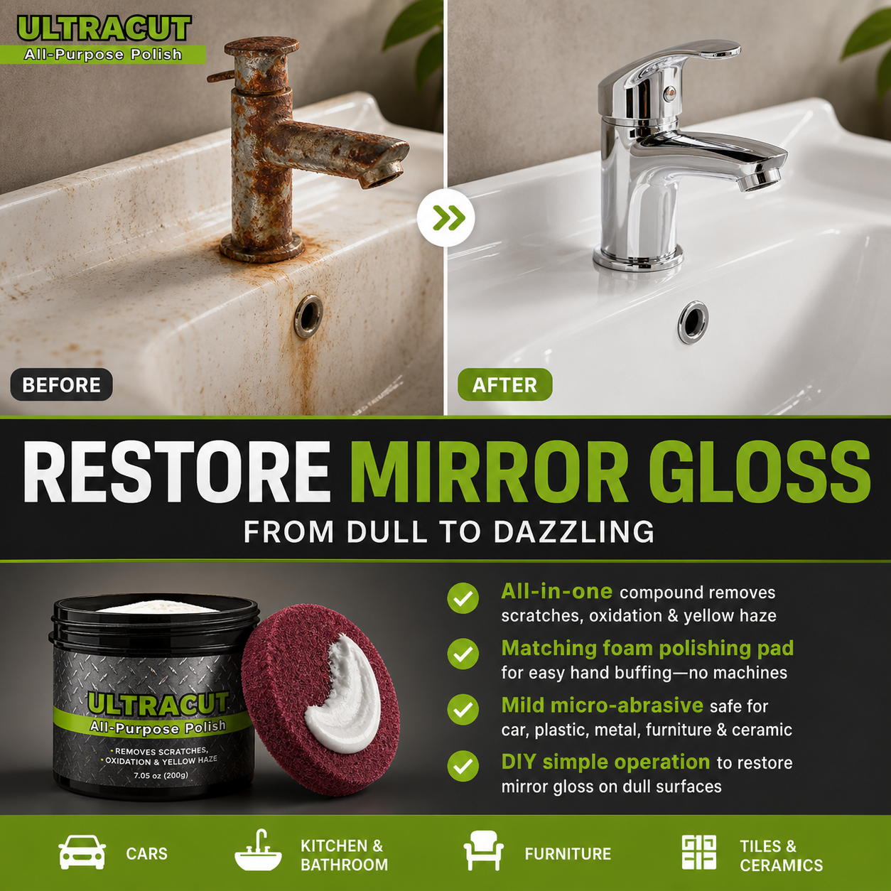 All-in-One Surface Restoration Polish with Pad