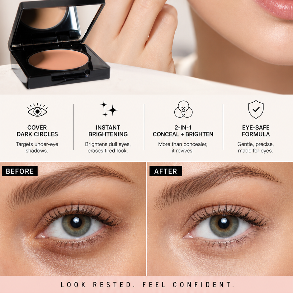 Limited-Time Offer⏰️Under-Eye Brightener Cream – Dark Circle Correction & Fine Line Smoothing