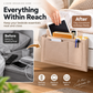 Organize Bedside Instantly! No-Tool Slide-In Storage Organizer