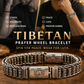 Ancient Prayer Wheel Bracelet – Anti-Corrosion Alloy, Sterling Silver Plated, Lucky Charm