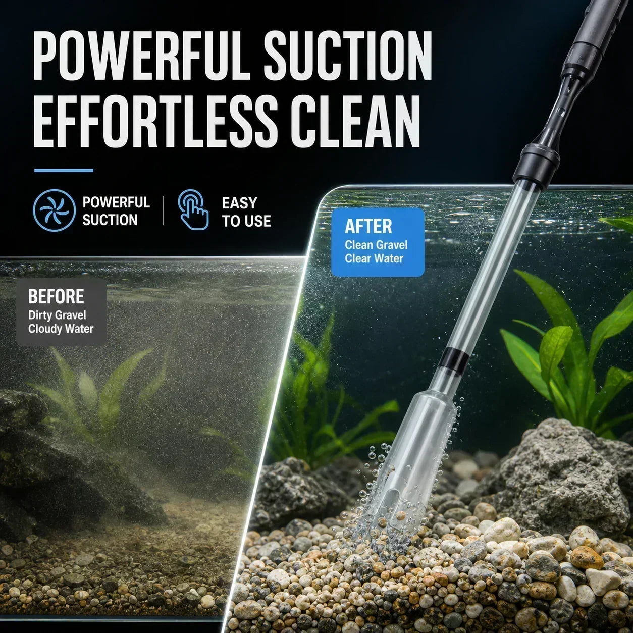 🎉50% off 🔥 Electric Aquarium Gravel Cleaner✨