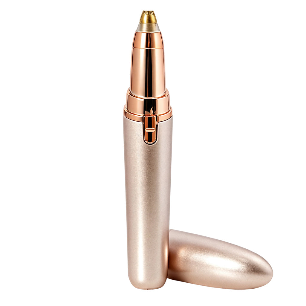 Pen-Style Eyebrow Trimmer – LED Precision & Painless Grooming