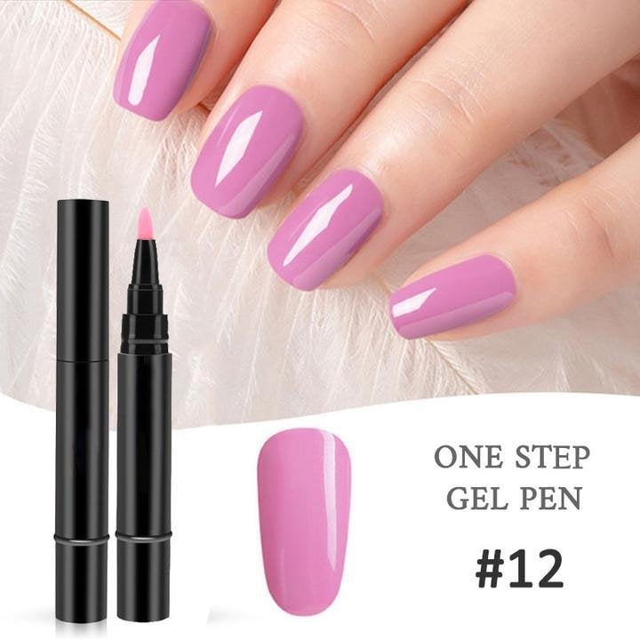 3-in-1 Gel Nail Pen – One Step, No Base or Top Coat Needed