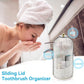Protect Toothbrushes Instantly! No-Dust Sliding Lid Organizer