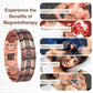 Magnex™ Copper Magnetic Bracelet – 3-Row Support for Joint Comfort