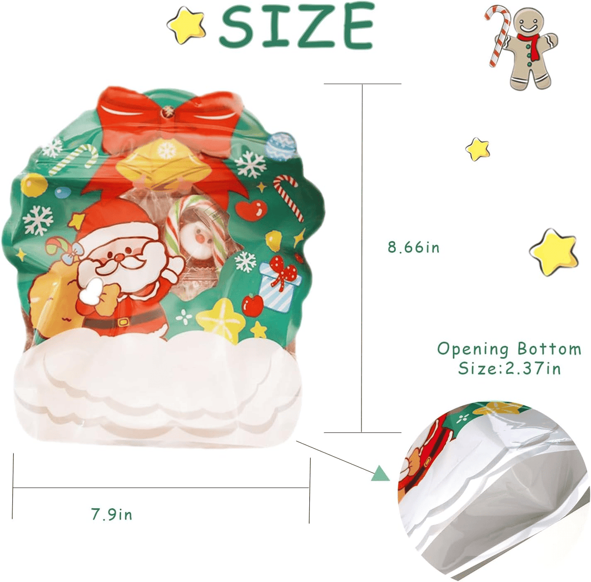 Keep Holiday Treats Fresh Instantly! Sealable Christmas Treat Bags