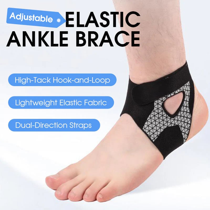 🏃Adjustable Elastic Ankle Brace 🦶 Comfortable Support for Sports, Walking & Daily Use