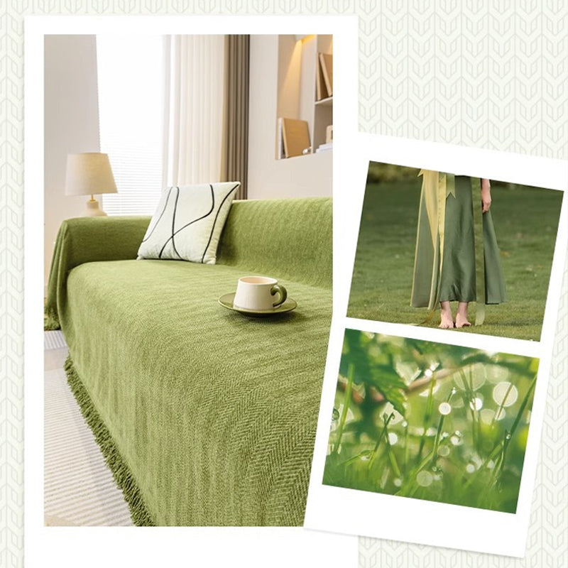 Herringbone Chenille Sofa Cover